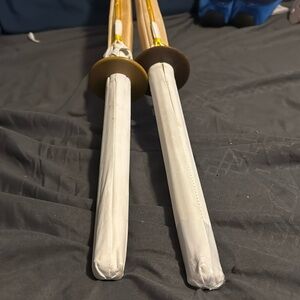 Kendo Practice Bamboo Training Samurai Sword Katana Set of 2-44" Each
